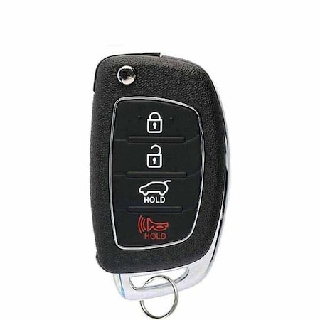 Keyless Factory KeylessFactory: Hyundai Flip Key SHELL 4 Button FKS-HY-016